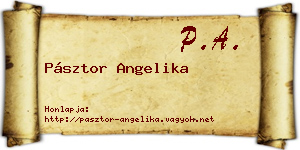 Pásztor Angelika névjegykártya